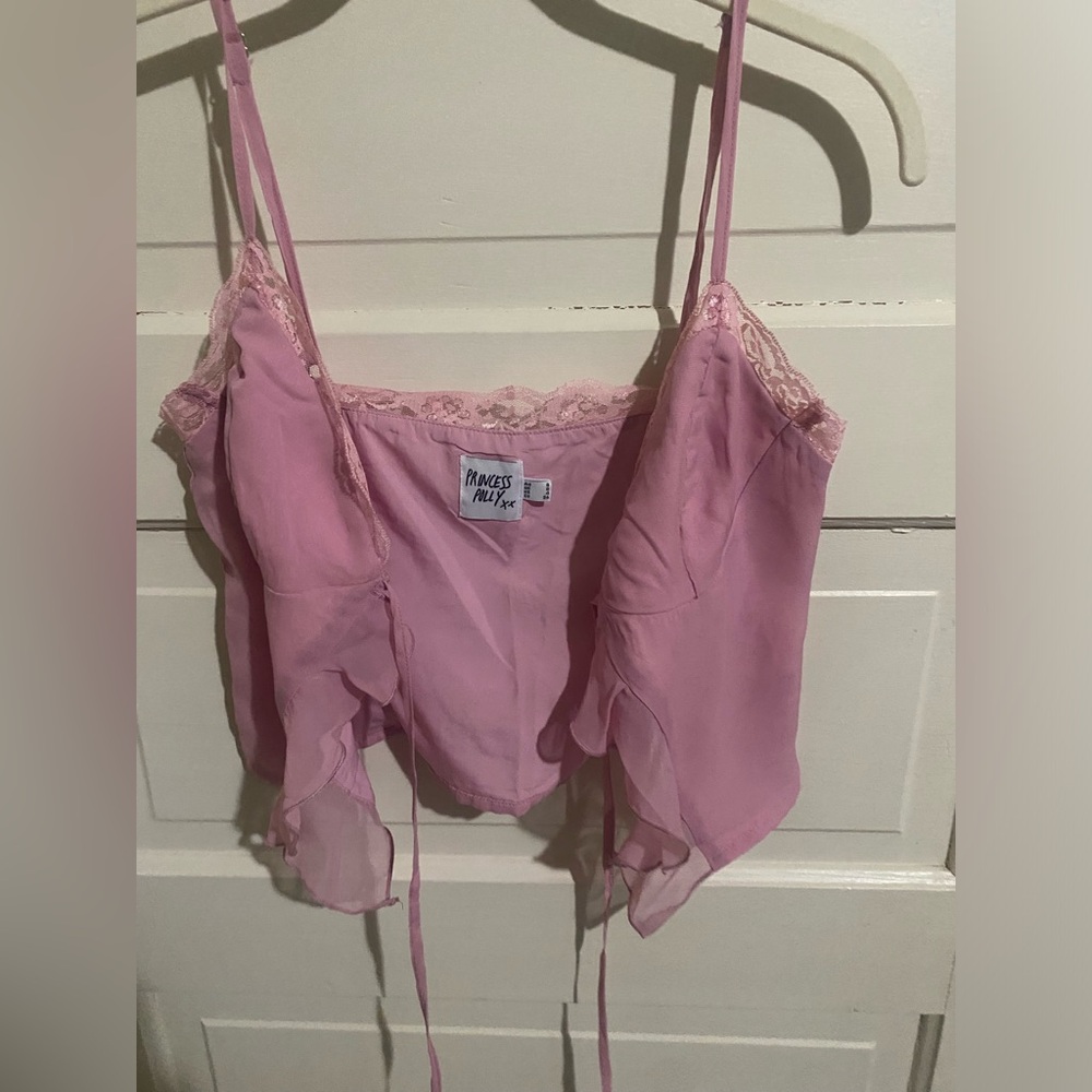 Princess Polly Blush Camisole with Lace Detail - Picture 5 of 10